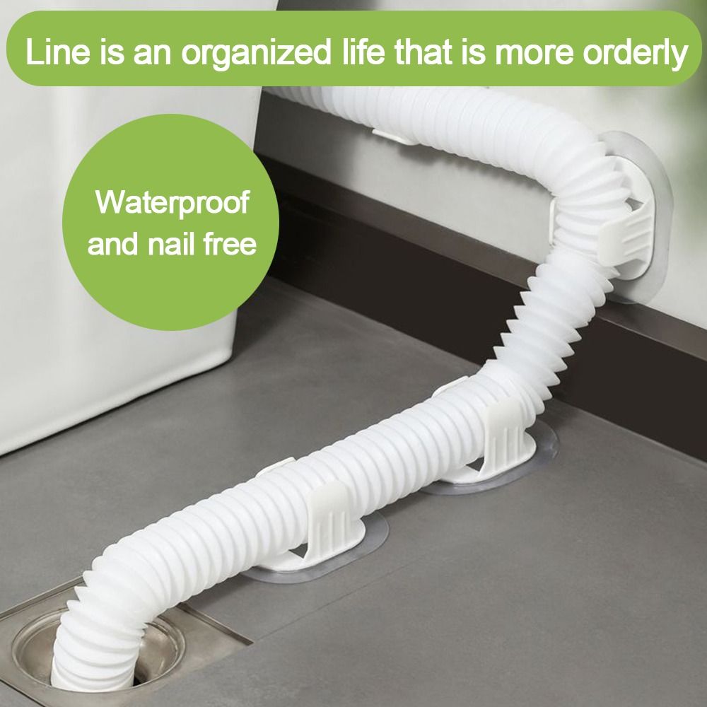 Drain Pipe Clip - 5 pezzi di ganci per tubi