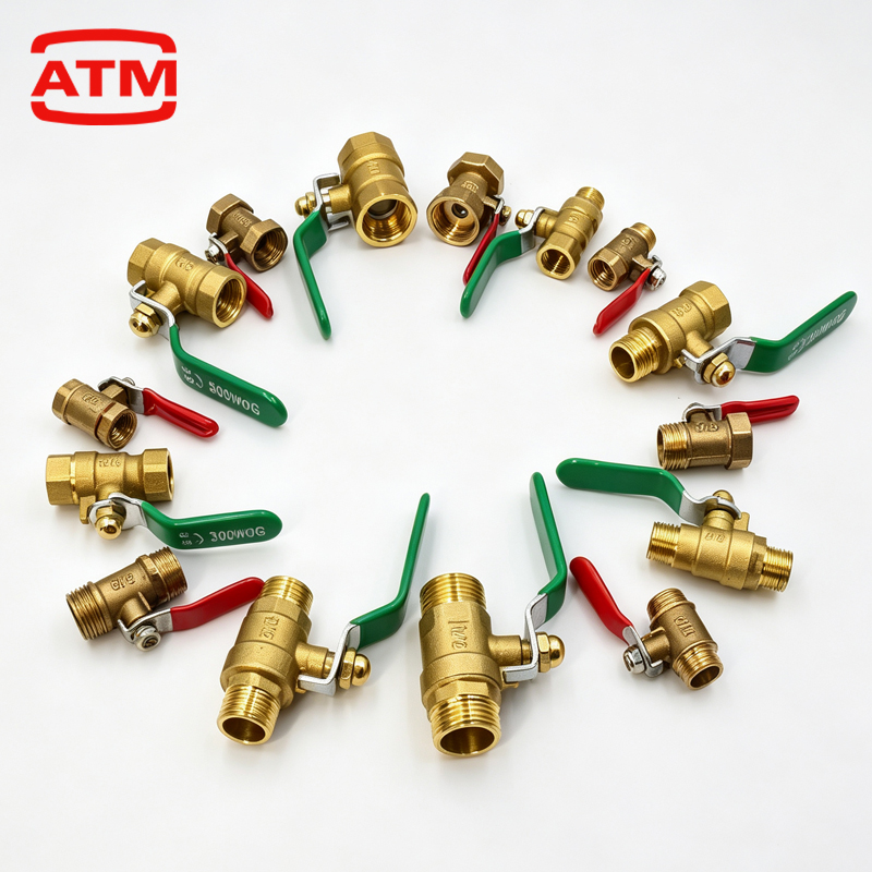 Compression Fitting Brass - Valvola a sfera piccola in ottone