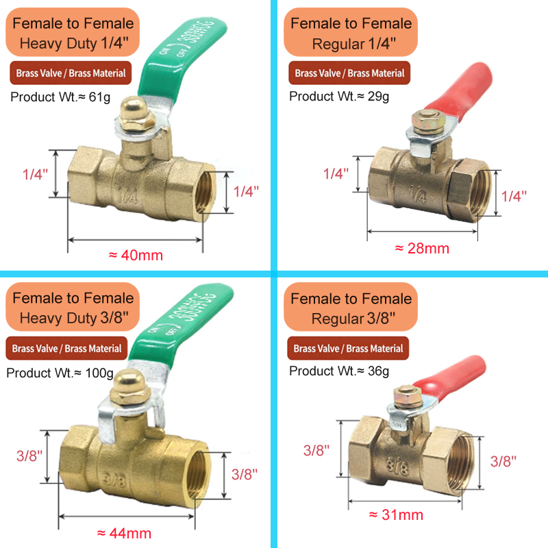 Valvola a sfera piccola in ott - Compression Fitting Brass recensione e prezzo