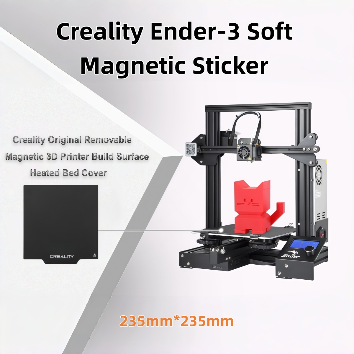 Piastra Magnetica Morbida Crea - Creality Printer Ender 3 recensione e prezzo